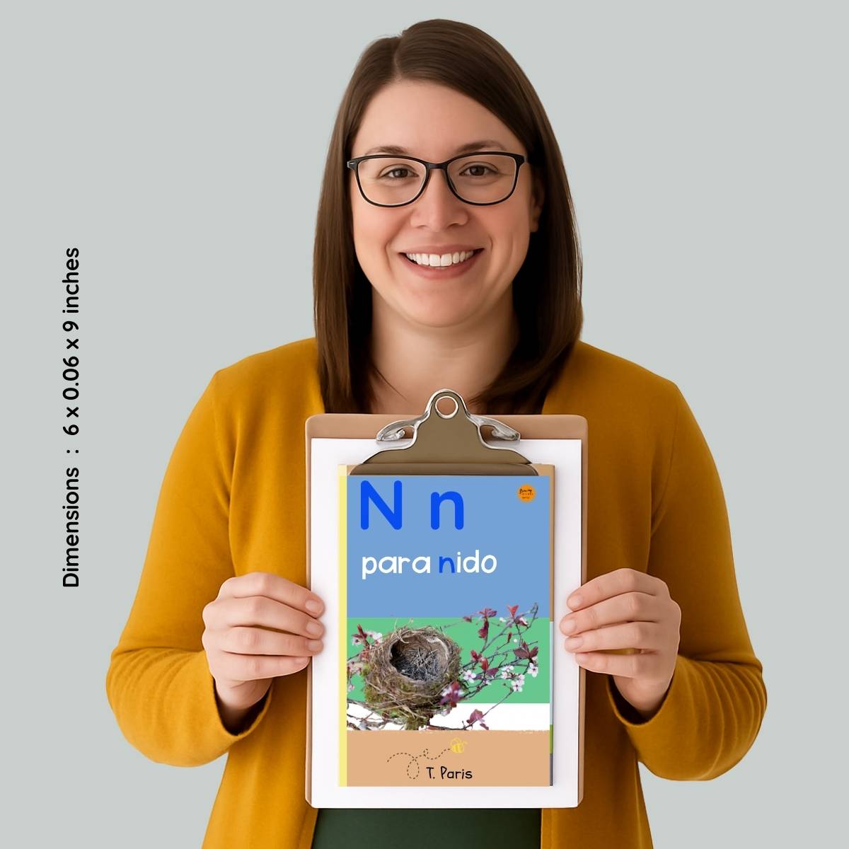 Spanish Phonics Book for Children – N para nido, Ages 3-6, Learn to Read