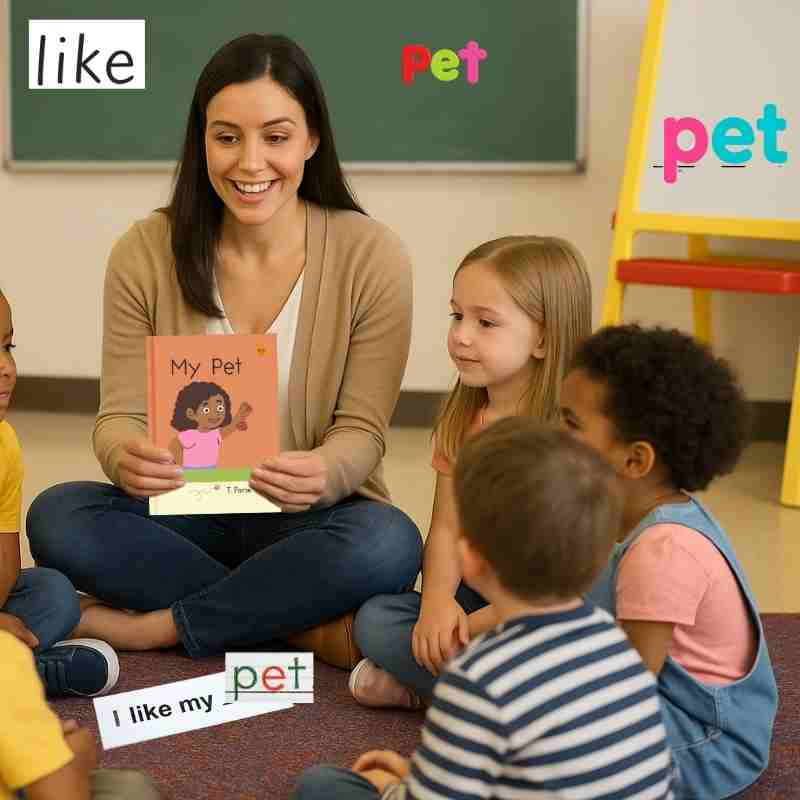 Learn to Read Story for Early Readers: My Pet