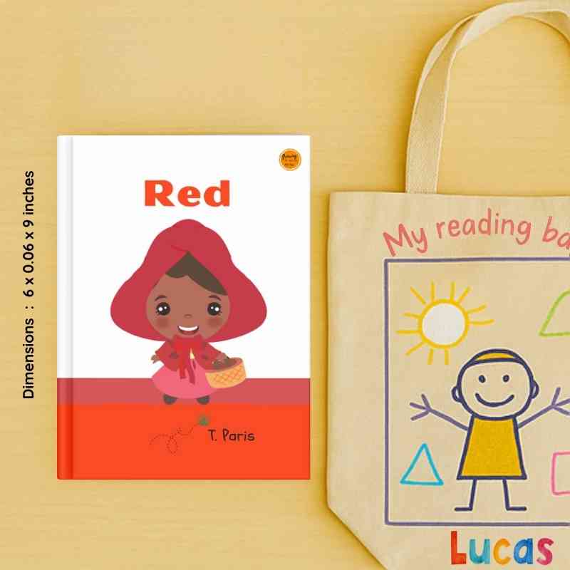 Decodable CVC Book for Early Readers: Red
