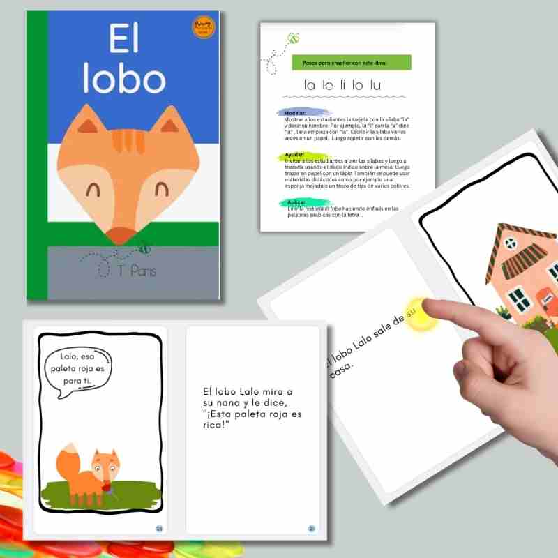 Phonics in Spanish: El Lobo