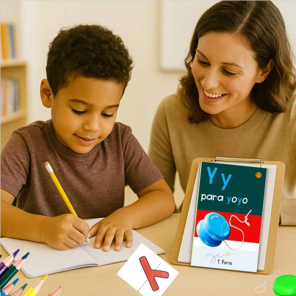 Spanish Phonics Book for Children – Y para yoyo, Ages 3-6, Learn to Read