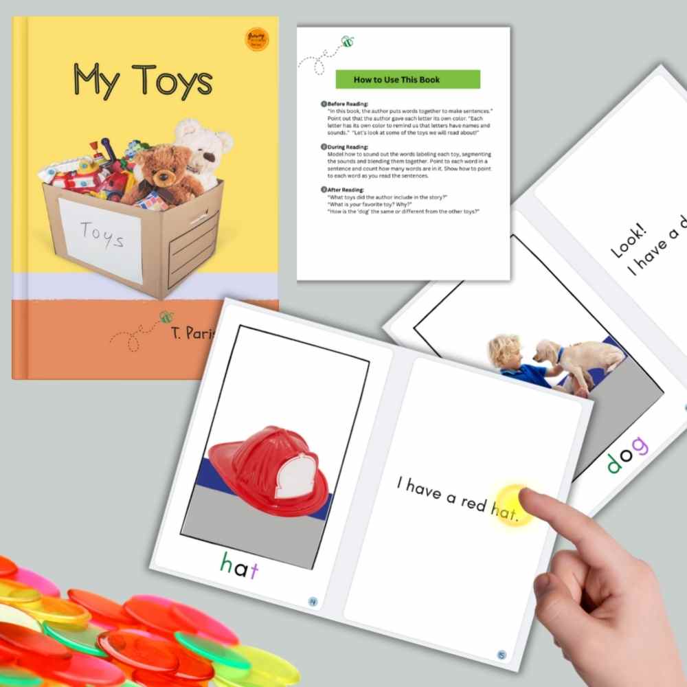 Decodable Book that Builds Phonics Skills: My Toys