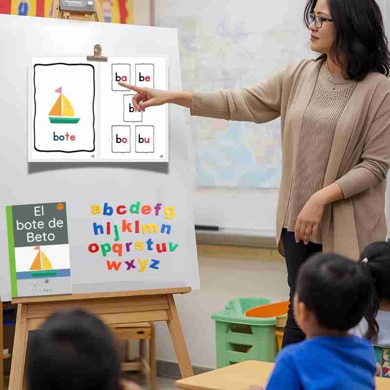 Spanish Decodable Book for Early Readers: El Bote de Beto