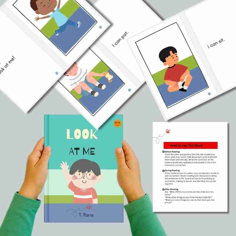Decodable Book that Builds Reading Confidence: Look at Me