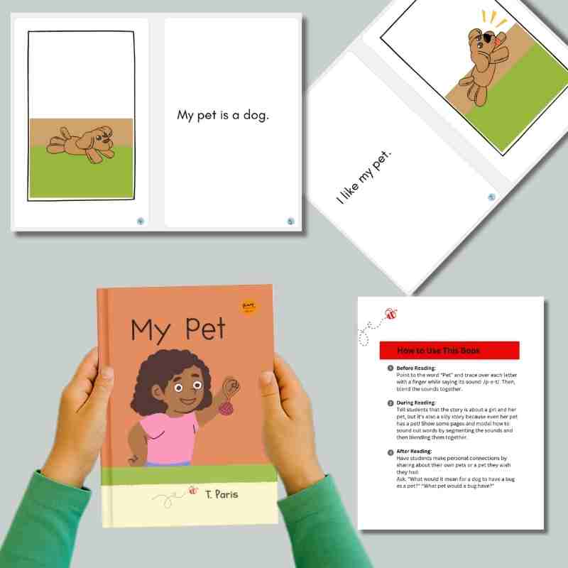 Learn to Read Story for Early Readers: My Pet