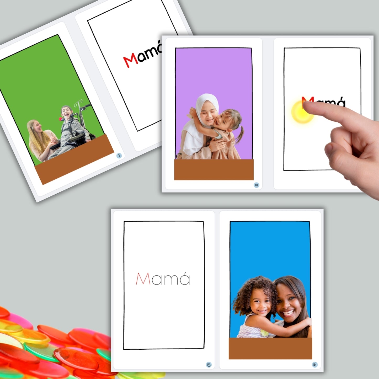 Spanish Phonics Book for Children – M para mamá , Ages 3-6, Learn to Read