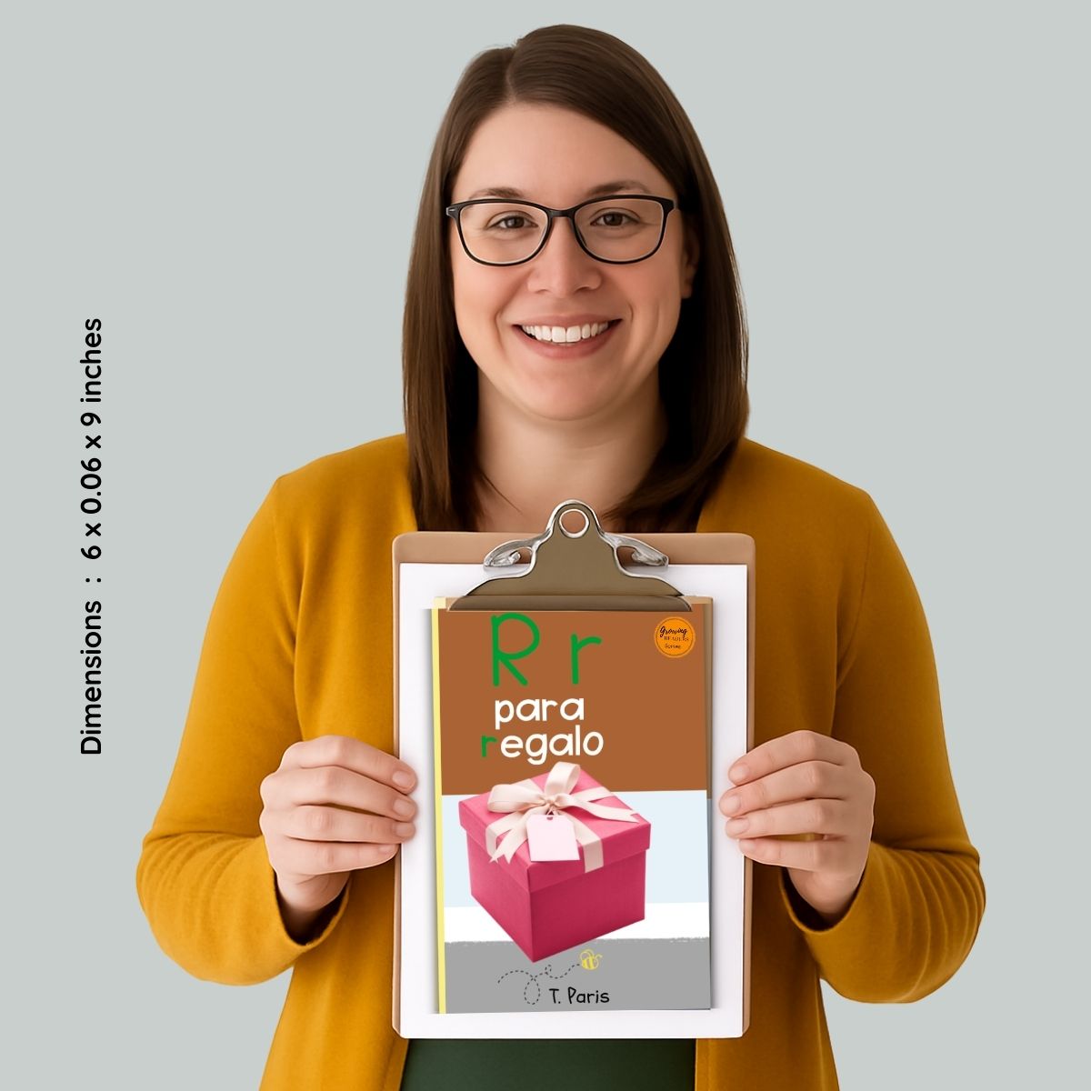 Spanish Phonics Book for Children – R para regalo, Ages 3-6, Learn to Read