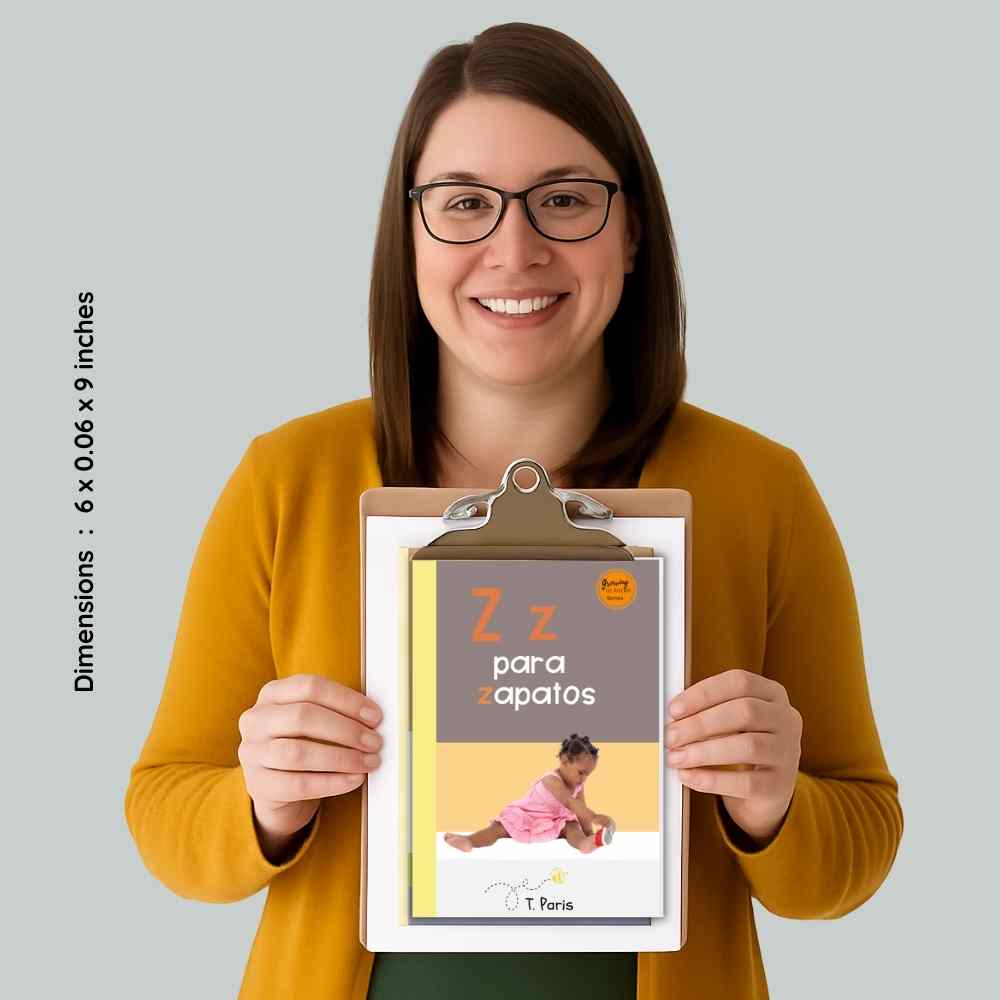 Spanish Phonics Book for Children – Z para zapatos, Ages 3-6, Learn to Read