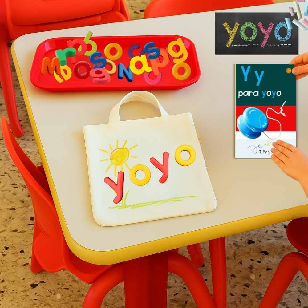 Spanish Phonics Book for Children – Y para yoyo, Ages 3-6, Learn to Read