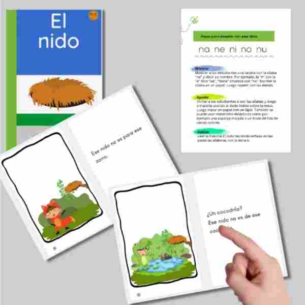 Spanish Decodable Book for Early Readers: El Nido