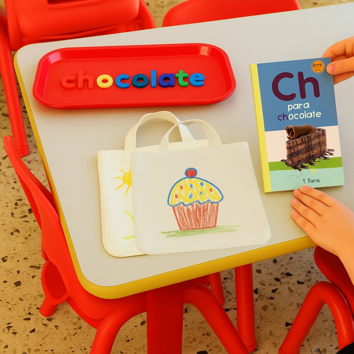 Spanish Phonics Book for Children – Ch para chocolate, Ages 3-6, Learn to Read