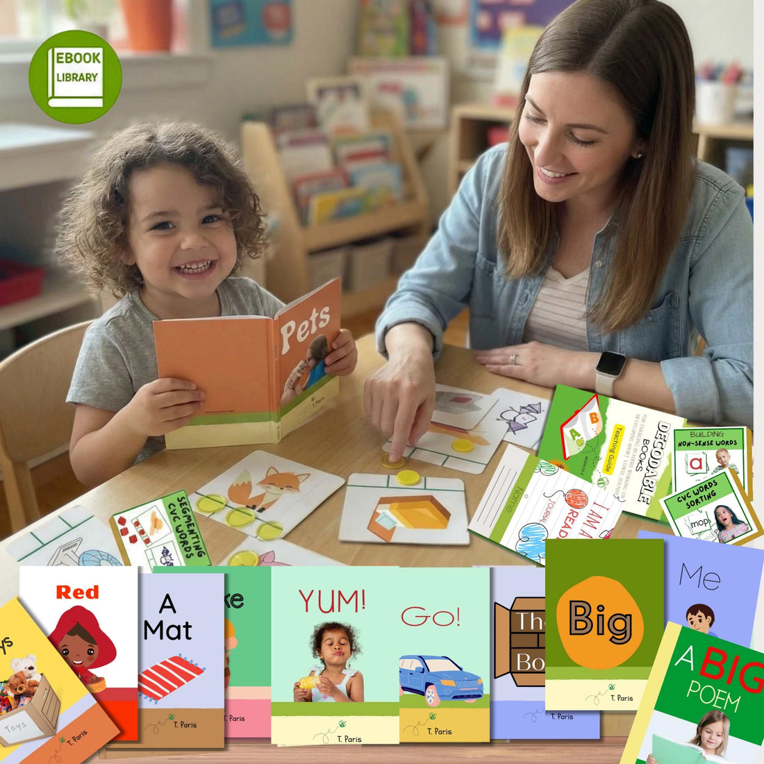 teaching a student how to read using decodable books