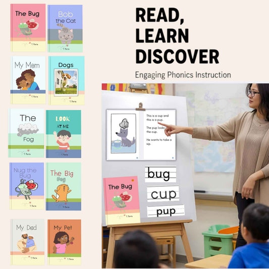 Kindergarten phonics routine — step-by-step guide from letter sounds to CVC blending and decodable reading