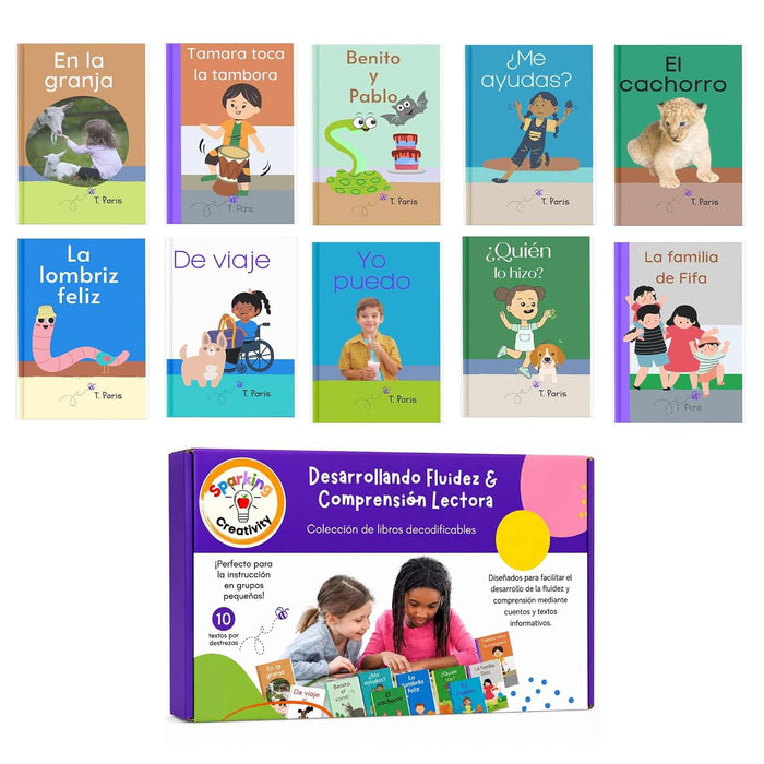 Spanish Decodable Books | Fluidez y Comprensión Oral | Set of 10