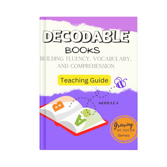 Decodable books ~ Teacher's guide for the fluency and comprehension book set
