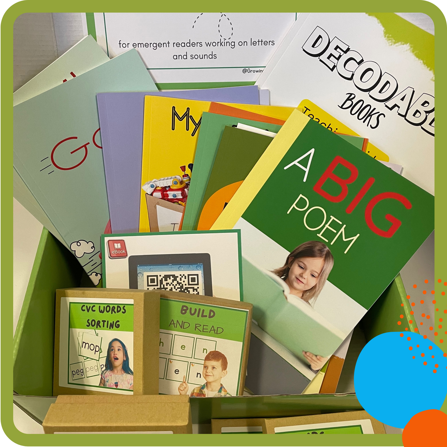 Developing Decoders Kit ~ This kit is designed for early readers working on decoding CVC words and short vowel sounds.