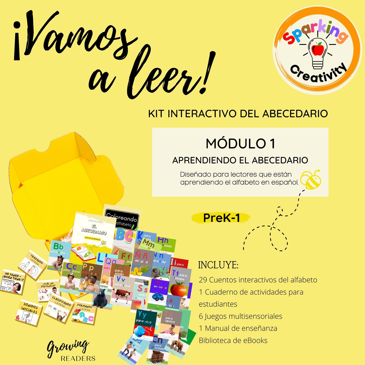 Kit del Alfabeto en Español – Aprendizaje Interactivo y Multisensorial
