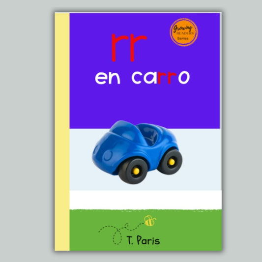 Spanish Phonics Book for Children – rr en carro, Ages 3-6, Learn to Read