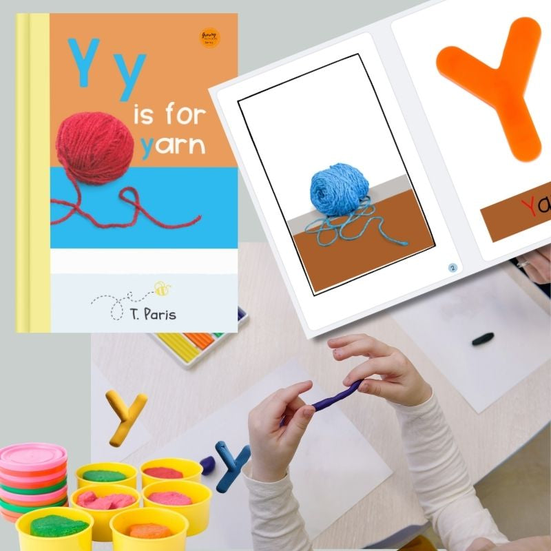 Y is for Yarn: Alphabet Learning Book for Kindergarten & Preschool | Letter Recognition & Phonics
