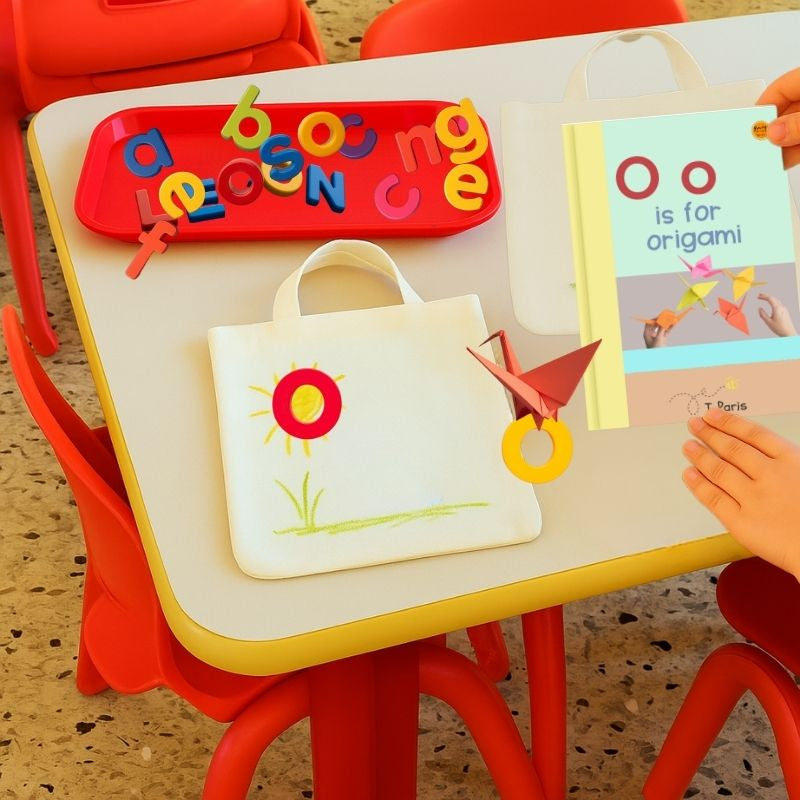 O is for Origami: Alphabet Learning Book for Kindergarten & Preschool | Letter Recognition & Phonics
