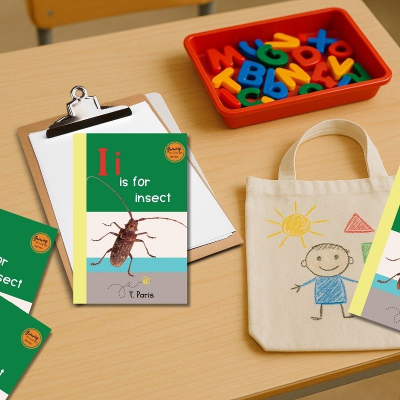 I is for Insect: Alphabet Learning Book for Kindergarten & Preschool | Letter Recognition & Phonics
