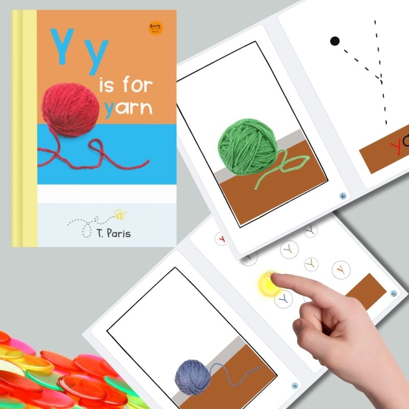 Y is for Yarn: Alphabet Learning Book for Kindergarten & Preschool | Letter Recognition & Phonics