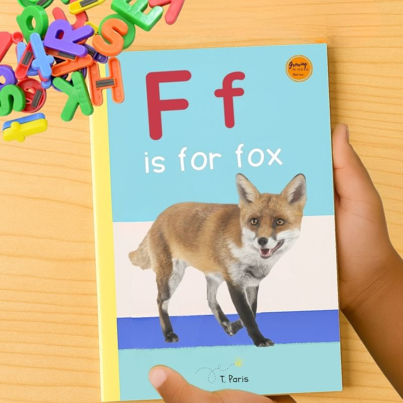 F is for Fox: Alphabet Learning Book for Kindergarten & Preschool | Letter Recognition & Phonics