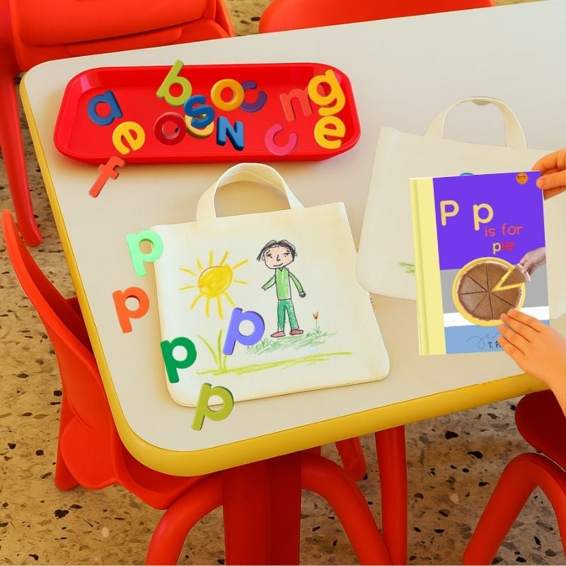 P is for Pie: Alphabet Learning Book for Kindergarten & Preschool | Letter Recognition & Phonics