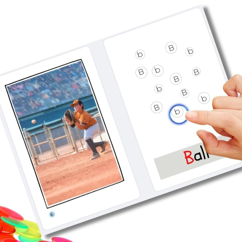B is for Ball: Alphabet Learning Book for Kindergarten & Preschool | Letter Recognition & Phonics