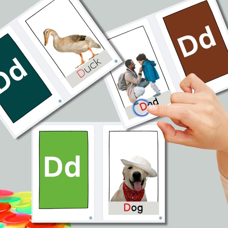 D is for Dog: Alphabet Learning Book for Kindergarten & Preschool | Letter Recognition & Phonics