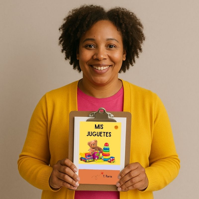 Decodable Spanish Book for Early Readers: Mis juguetes