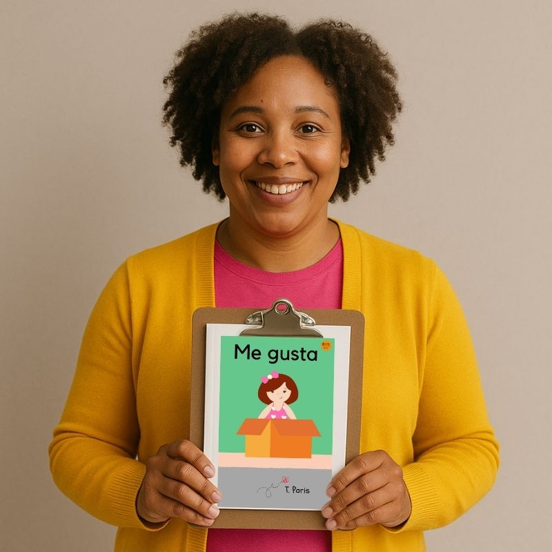 Spanish Decodable Phonics Book for Early Readers: Me gusta