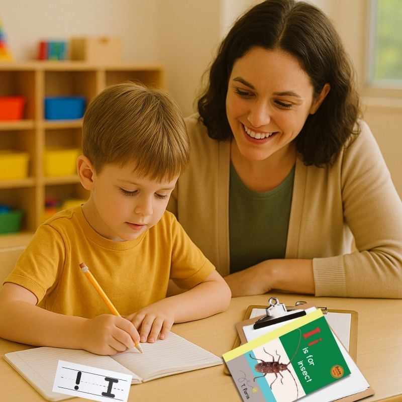 I is for Insect: Alphabet Learning Book for Kindergarten & Preschool | Letter Recognition & Phonics