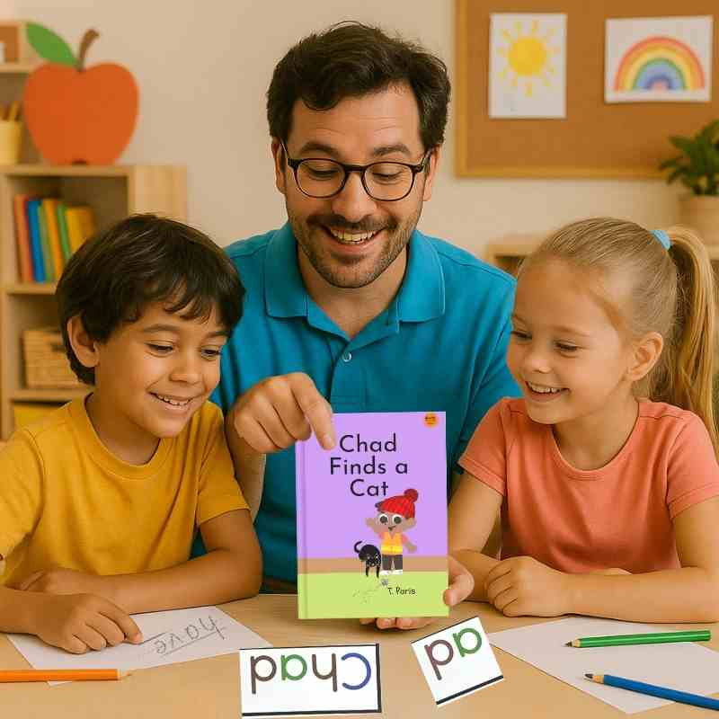 Chad Finds a Cat - Decodable Reader for Early Readers