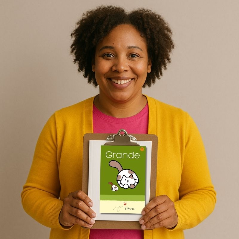 Libro fonético con sílabas abiertas y cerradas: Grande