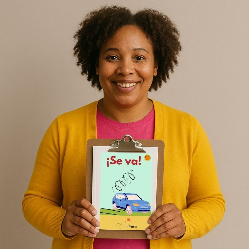 Decodable Spanish Book for Early Readers: ¡Se va!
