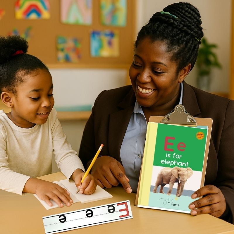 E is for Elephant: Alphabet Learning Book for Kindergarten & Preschool | Letter Recognition & Phonics