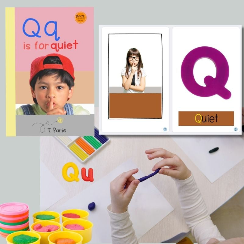 Q is for Quiet: Alphabet Learning Book for Kindergarten & Preschool | Letter Recognition & Phonics