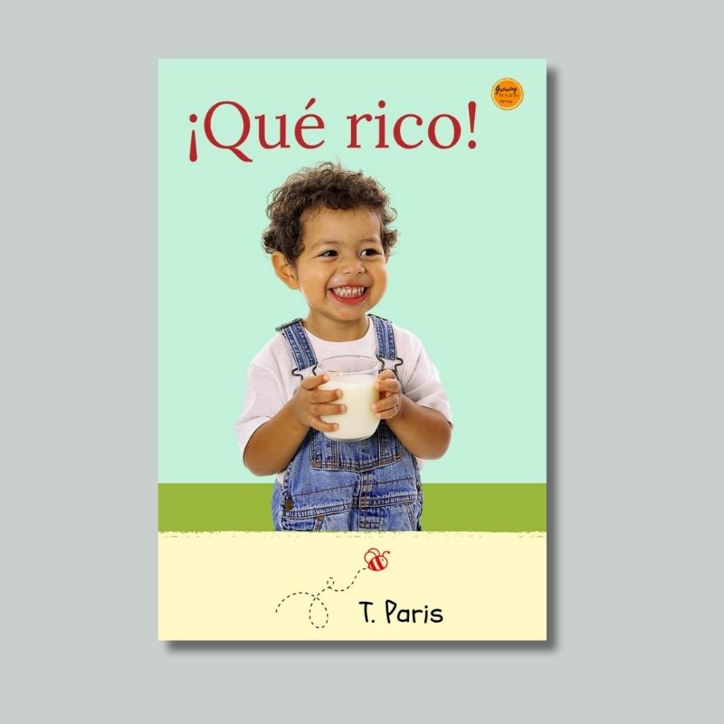 Decodable Spanish Book for Early Readers: ¡Qué rico!