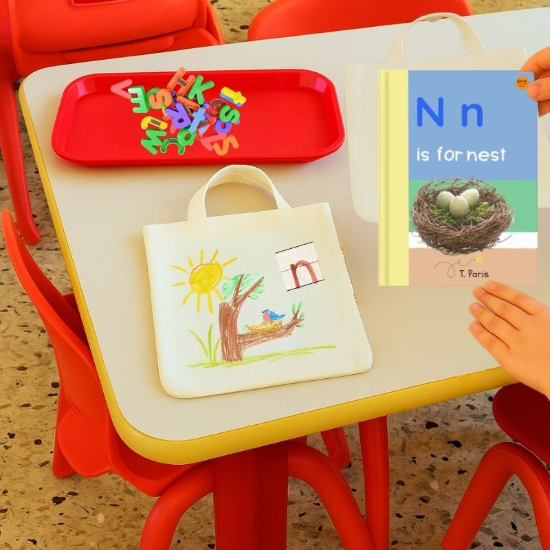 N is for Nest: Alphabet Learning Book for Kindergarten & Preschool | Letter Recognition & Phonics