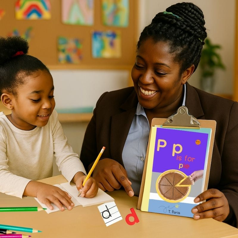 P is for Pie: Alphabet Learning Book for Kindergarten & Preschool | Letter Recognition & Phonics