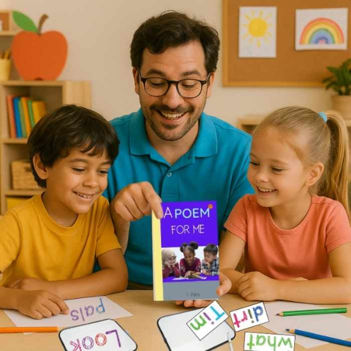 A Poem for Me: Phonics Poetry Collection for Early Readers | Decodable Book for Kindergarten