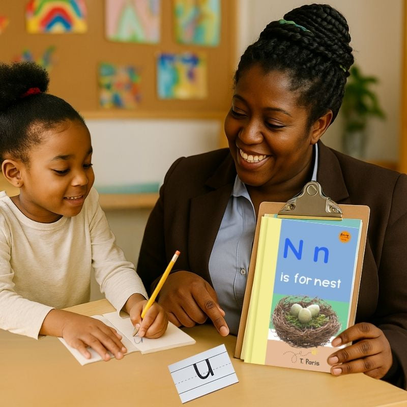 N is for Nest: Alphabet Learning Book for Kindergarten & Preschool | Letter Recognition & Phonics