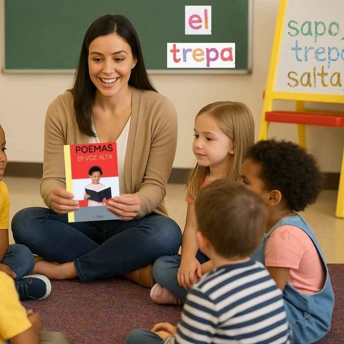 Poemas en Voz Alta | Poemario Decodificable en Español para K-2