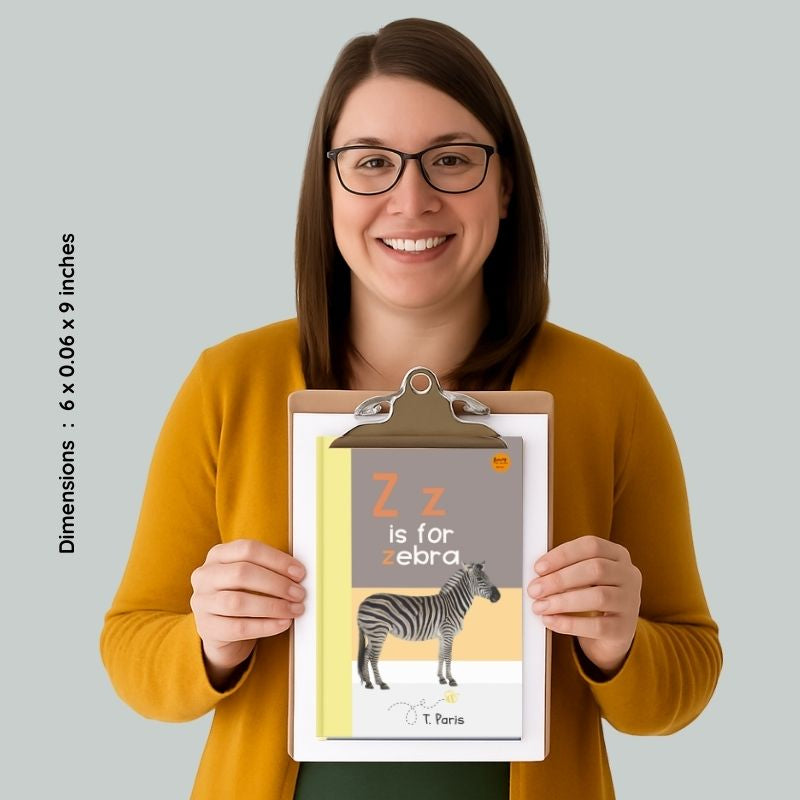 Z is for Zebra: Alphabet Learning Book for Kindergarten & Preschool | Letter Recognition & Phonics
