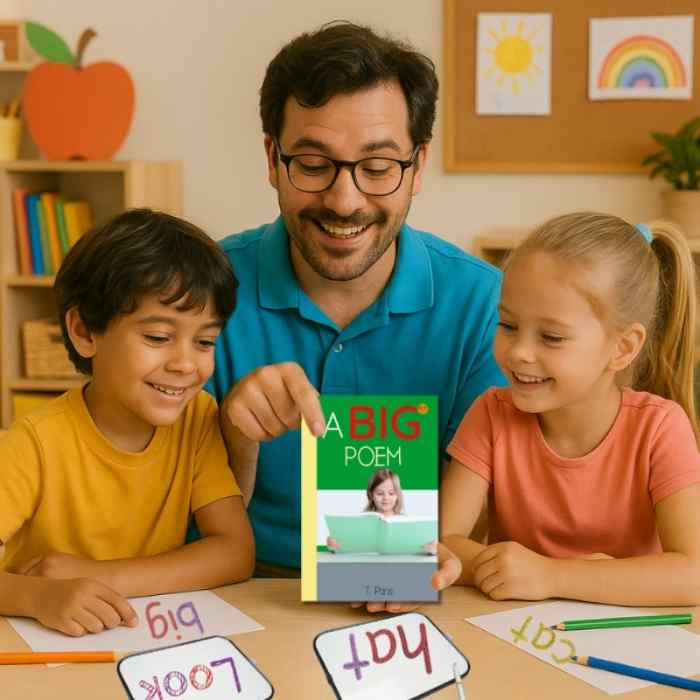 A Big Poem: Phonics Poetry Collection for Early Readers | Decodable Book for Kindergarten