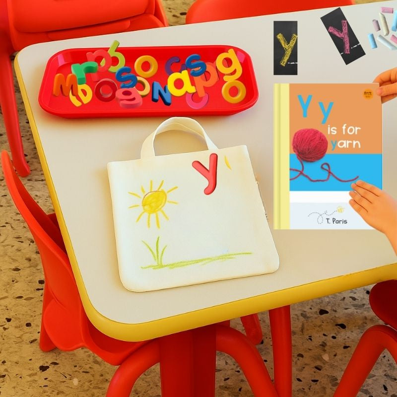 Y is for Yarn: Alphabet Learning Book for Kindergarten & Preschool | Letter Recognition & Phonics