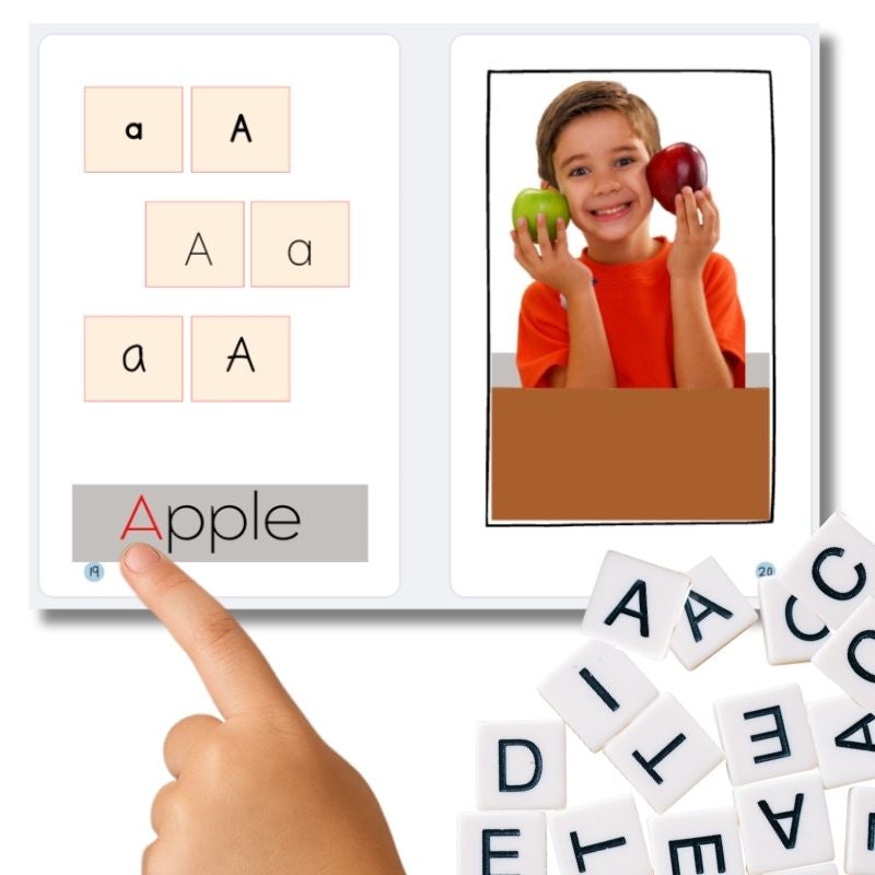 A is for Apple: Alphabet Learning Book for Kindergarten & Preschool | Letter Recognition & Phonics