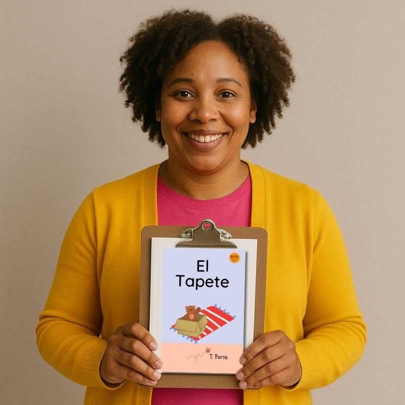 Decodable Spanish Book for Early Readers: El tapete