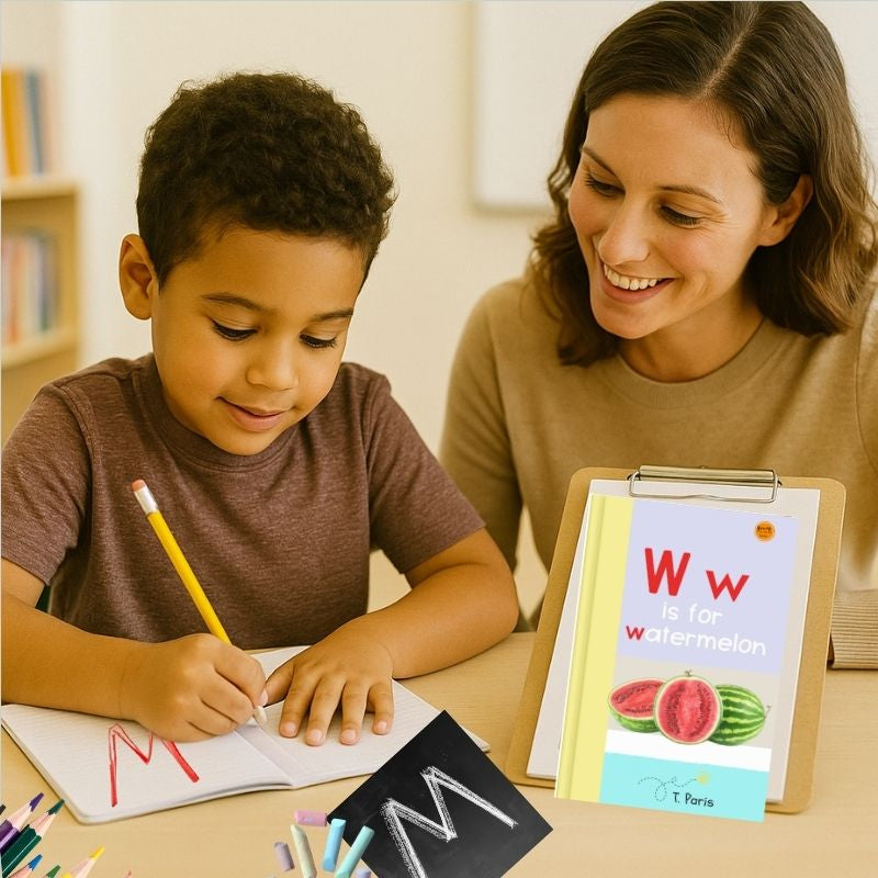W is for Watermelon: Alphabet Learning Book for Kindergarten & Preschool | Letter Recognition & Phonics